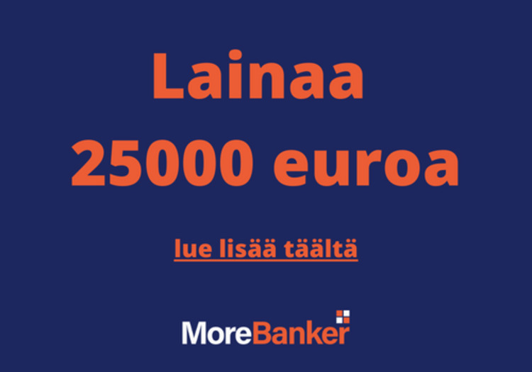 Lainaa 25.000 euroa